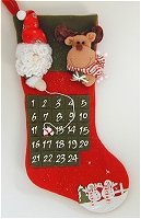 Red Countdown Stocking